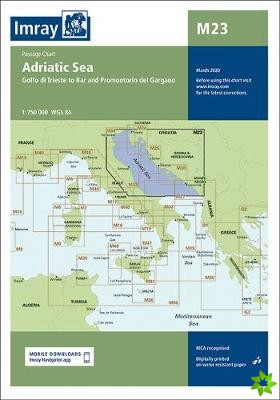 Imray Chart M23 Adriatic Sea Passage Chart