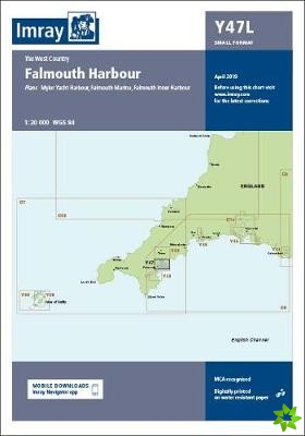 Imray Chart Y47 Falmouth Harbour Laminated