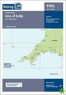 Imray Chart Y49 Isles of Scilly Laminated