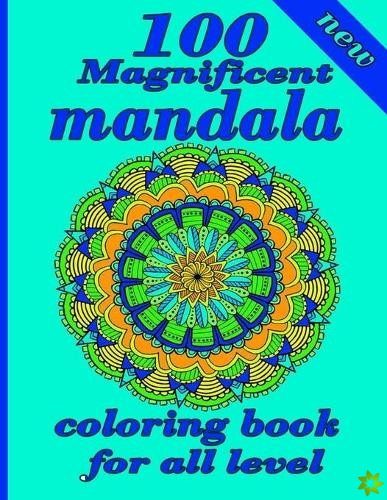100 Magnificent mandala coloring book for all level
