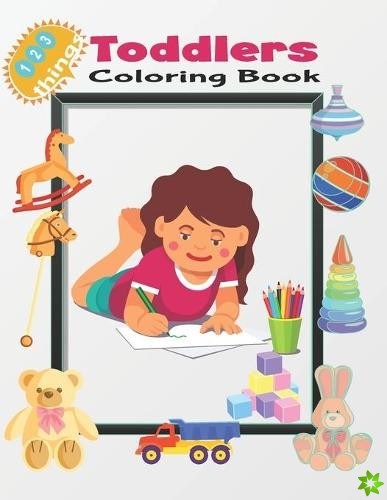 123 Things Toddlers Coloring Book