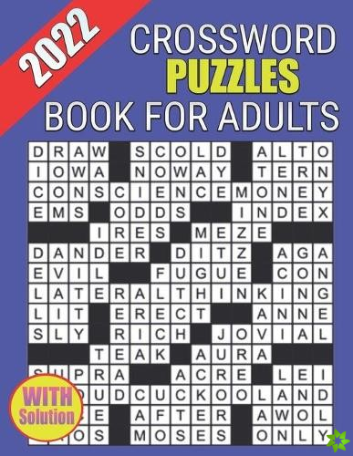 2022 Crossword Puzzles Book For Adults With Solution