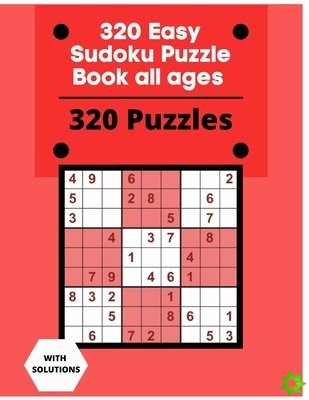 320 Easy Sudoku Puzzle Book all ages