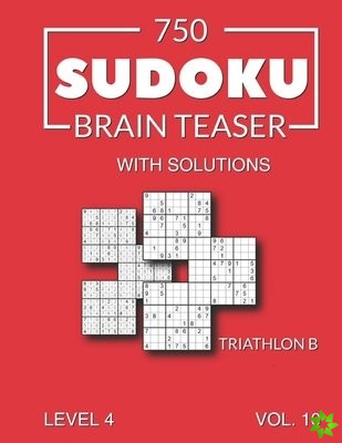 750 Sudoku Brain Teaser Triathlon B with solutions