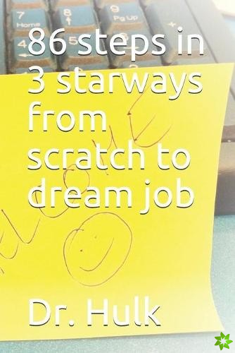 86 steps in 3 starways from scratch to dream job