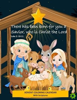 Advent Coloring Calendar with Scriptures 
