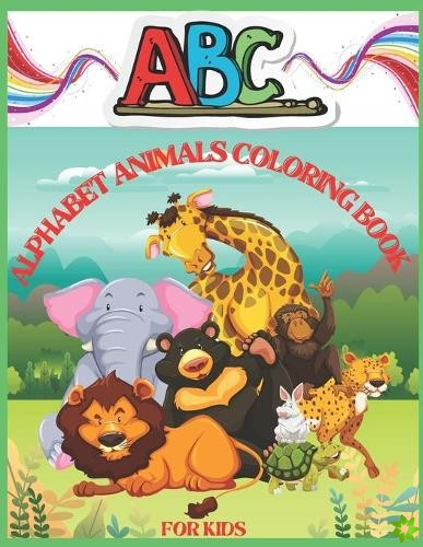 Abc Alphabet Animals Coloring book for kids