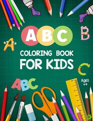 ABC Coloring Book for Kids Ages 4-8