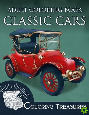 Adult Coloring Book Classic Cars