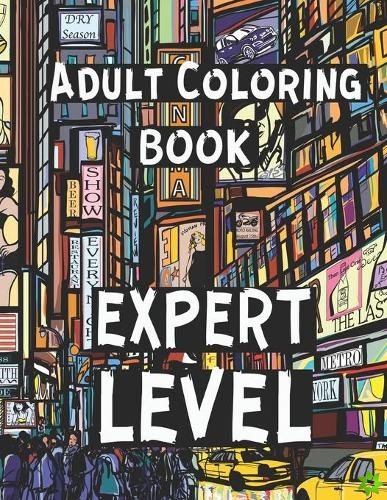 Adult Coloring Book - Expert Level