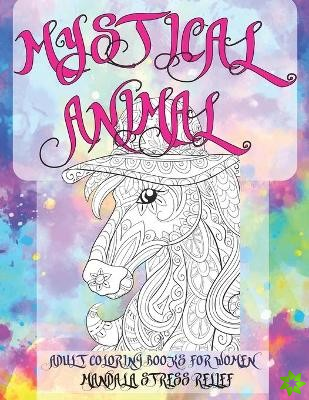 Adult Coloring Books for Women Mystical Animal - Mandala Stress Relief