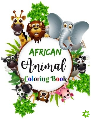 African Animal Coloring Book