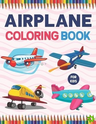 Airplane Coloring Book For Kids