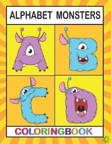Alphabet Monster Coloring Book