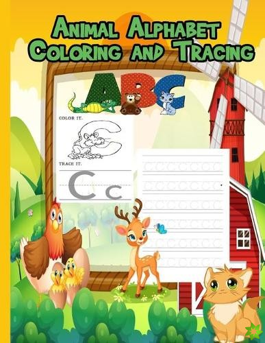 Animal Alphabet Coloring and Tracing