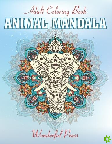 ANIMAL MANDALA Coloring Book For Adult