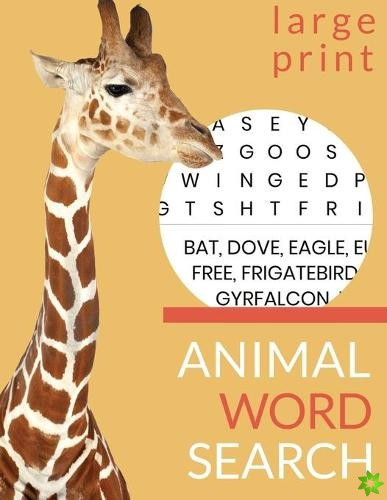Animal Word Search. Large Print