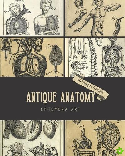 Antique Anatomy Ephemera Art