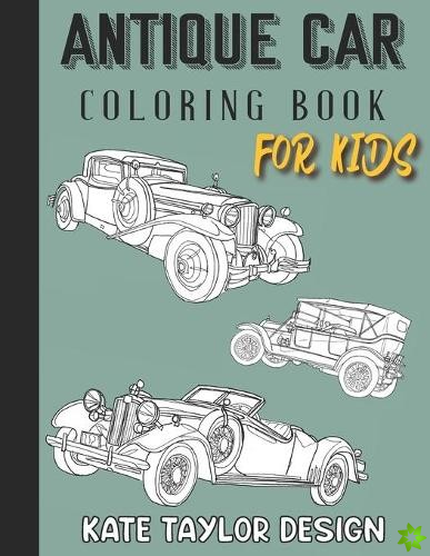 Antique car coloring book for kids