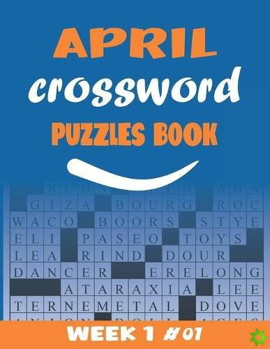 April Crossword Puzzles Book Week 1 #01