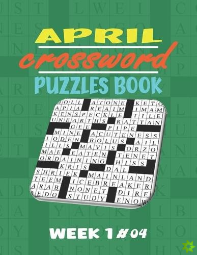 April Crossword Puzzles Book Week 1 #04