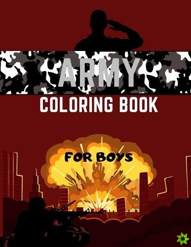 Army Coloring Book For Boys