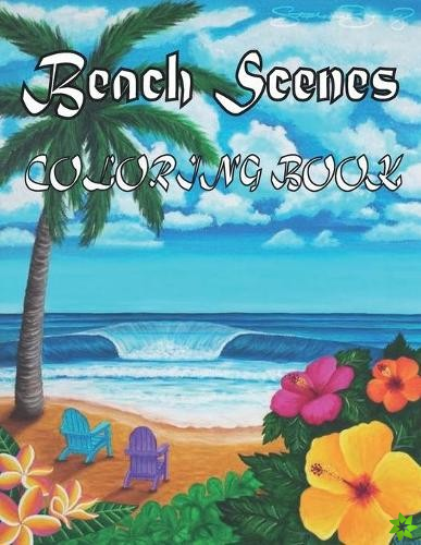 Beach Scenes Coloring Book