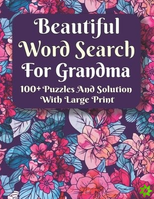 Beautiful Word Search For Grandma