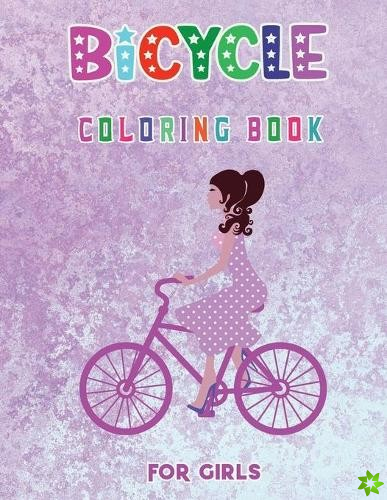 Bicycle Coloring Book for Girls