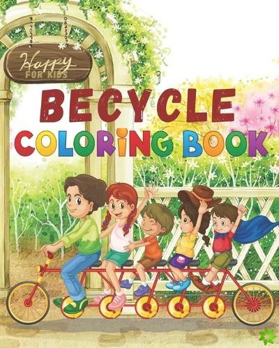 Bicycle Coloring Book for Kids