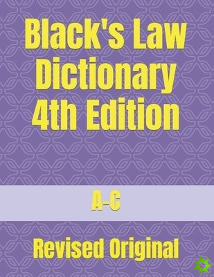 Black's Law Dictionary 4th Edition