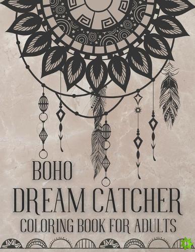 Boho Dream Catcher Coloring Book For Adults