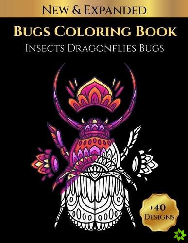 Bugs Coloring Book Insects Dragonflies Bugs