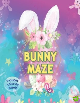 Bunny Maze Includes Coloring Sheets