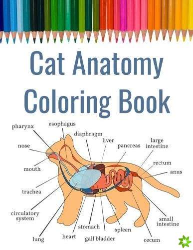 Cat Anatomy Coloring Book