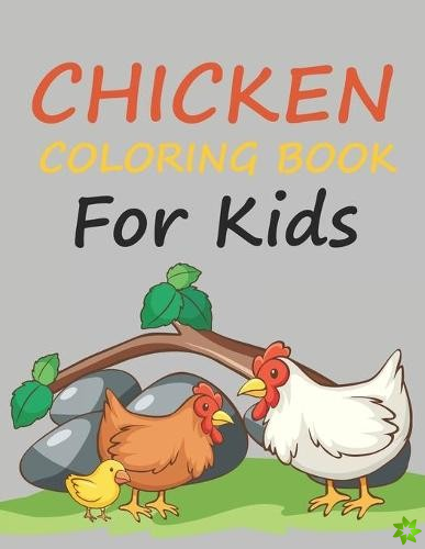 Chicken Coloring Book For Kids