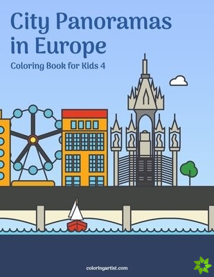City Panoramas in Europe Coloring Book for Kids 4