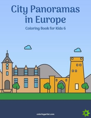 City Panoramas in Europe Coloring Book for Kids 6