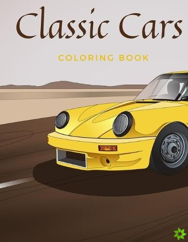 Classic Cars Coloring Book