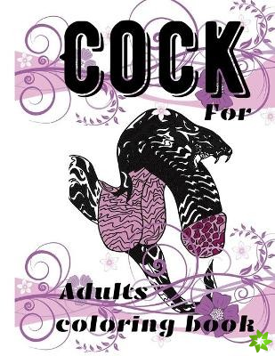Cock Coloring Book For Adults