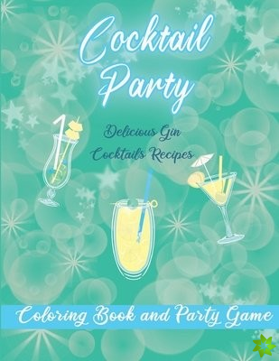 Cocktail Party Colouring Book and Party Game
