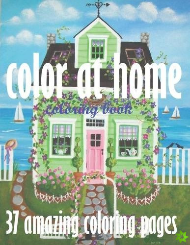 color at home coloring book 37 amazing coloring pages