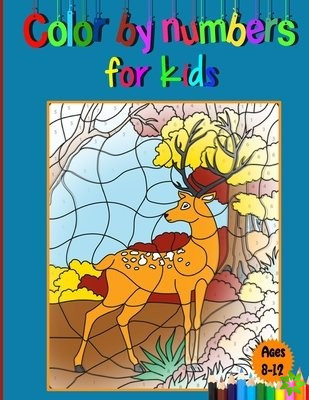 Color by numbers for kids ages 8-12