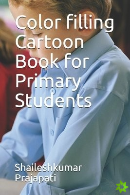 Color filling Cartoon Book for Primary Students