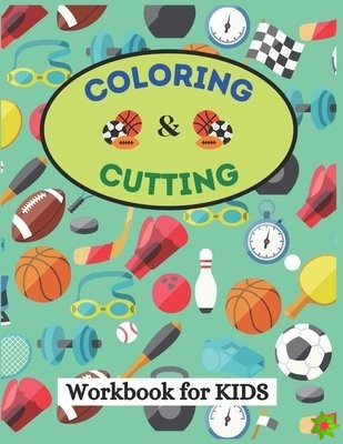 Coloring and Cutting Workbook for Kids
