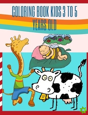 coloring book kids 3 to 5 years old