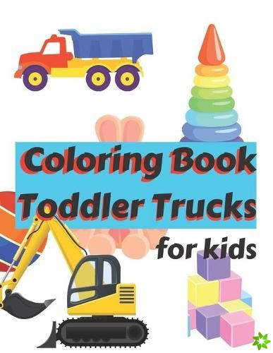 coloring book toddler trucks