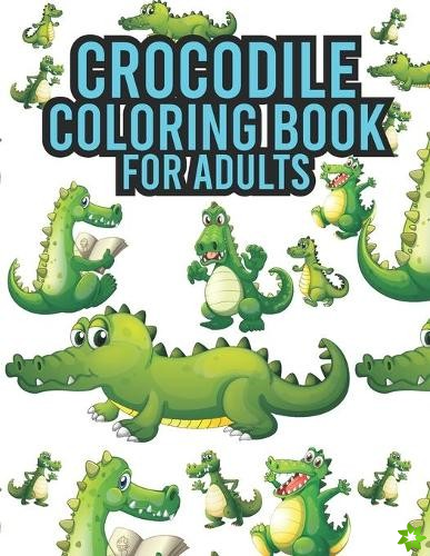 Crocodile Coloring Book For Adults