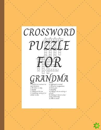 Crossword Puzzle for Grandma