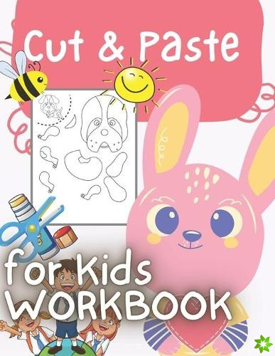 Cut and Paste Workbook for Kids